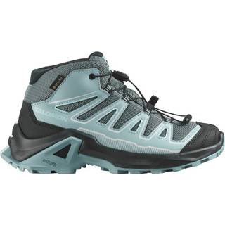 Salomon Kid's X Ultra Mid GORE-TEX Vandresko Børn størrelse 38 farve turkis/grå