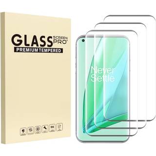 3x Glasovertræk OnePlus 9 Pro hærdet Dækker hele skærme