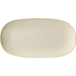 Villa Collection Shoku serveringsfad 18x34 cm Beige
