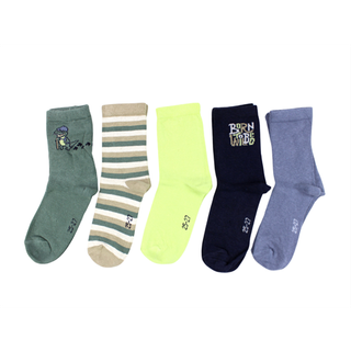 Name It Dark Forest Strømper (5-pak) - Str. 22/24