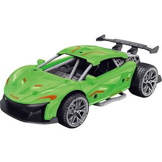 Die-cast pull back car m/lyd, grøn [Levering: 1-2 dage]