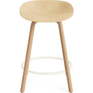 Normann Copenhagen - Mat Barstool 65 cm Beech/Cream