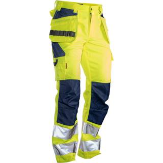 Jobman 2377 Håndværkerbukser Hi-Vis Yellow / Navy C52