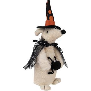 Plüsch Halloween Maus mit Spinne 23cm