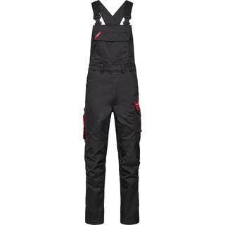 ENGEL Galaxy overall med stræk Antrazitgrå/Tomato Red 3809-255 K80