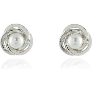 Cachet Silver Tone Simulated Pearl Stud Earrings - J74199