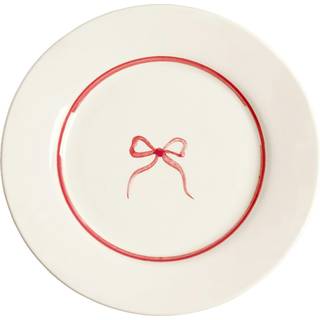 Pick a Poppy Bow Sidetallerken 22 Cm - Asietter Lertøj Rosa - C022213AW24-226