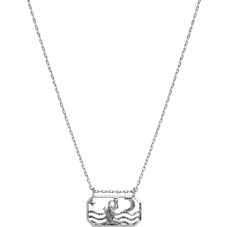 Zodiac Aquarius Halskæde 20. Jan - 18. Feb Maanesten - Halskæde i dansk design - ONE SIZE