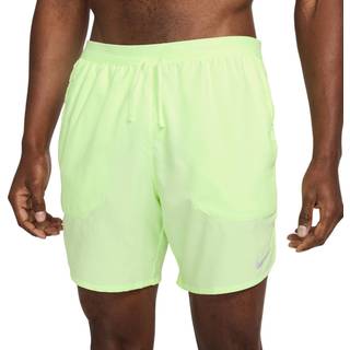 Nike Stride Dri-FIT-løbeshorts med indershorts (18 cm) til mænd - gul