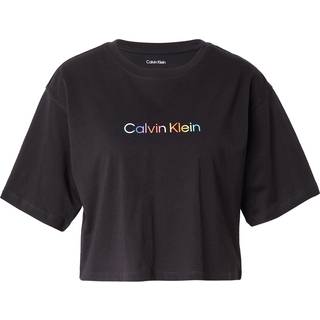 Boxy Cropped Pyjama Top - Pride - Black - XL