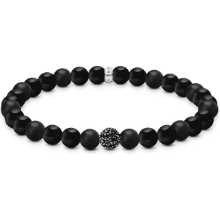 Thomas Sabo A2194-705-11-L21 Unisex Armband Obsidian schwarz