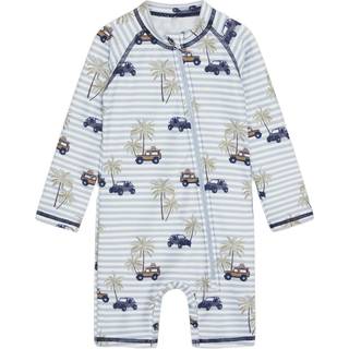 Hust&Claire Malaz UV-dragt White 5-6 Y  Blå  5-6 år  mand