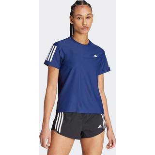 adidas Own The Run B Løbe T-shirt Str. XS Blå Dame - Letvægts og åndbar løbetøj