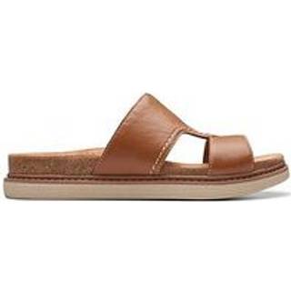 Clarks Clarks Brown Leather Arwell Walk Sandals