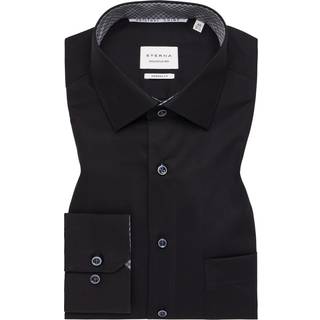 MODERN FIT Original Shirt in black plain