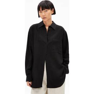 ARMEDANGELS Women's Maalgaa Lino Bluse Damer størrelse M farve sort