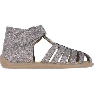 Pompom Starters Velcro Braid Sandal - MULTI GLIT