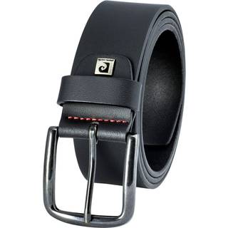 Pierre Cardin Herren Gürtel schwarz Glattleder