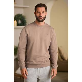 Next Neutral 100% Cotton Lightweight Crew Neck Sweatshirt