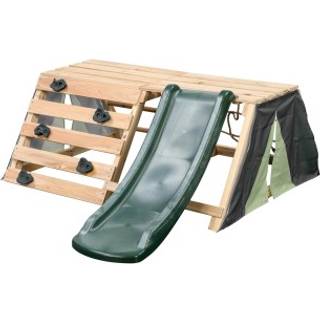 Swing King Charlie Klatretrekant med Rutsjebane