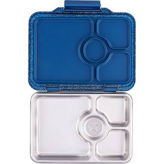 Yumbox Pret Bento Madkasse Blå Glitter Med 4 Rum