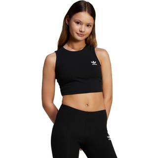 adidas originals adidas originals Black Ribbed Crop Vest