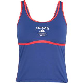 Heritage Tank Top With Integrated Low-Support bh - Dark Blue / Chalk White