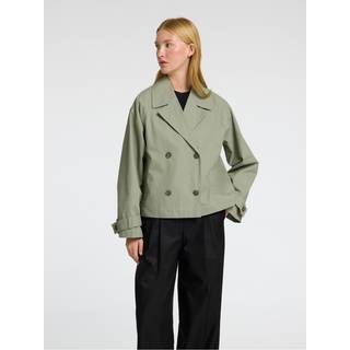 Cilo Short Trenchcoat, Vetiver, 40