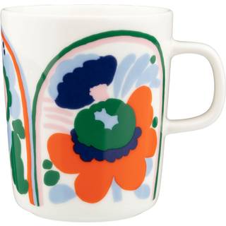 Marimekko Karuselli krus 25 cl White-light blue-orange