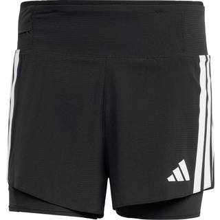 adidas Adizero 2in1 Running Shorts Men - Black, White, Size S - black