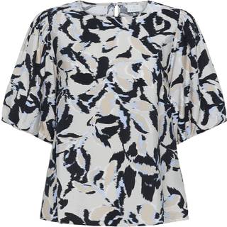 Kaffe KApaco Bluse - Blå - Str 42 - Damer