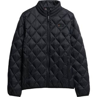 Superdry Superdry Jet Black Diamond Quilt Fuji Lite Slim Fit Jacket