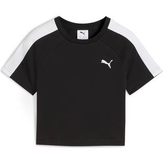 Women&#39;s Puma T7 Baby Tee Youth, Black, Size 11-12Y, Shop - Black - 11-12Y