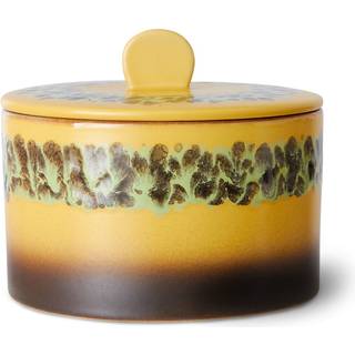 HKliving 70's cookie jar kagedåse Ø17 cm Kelp