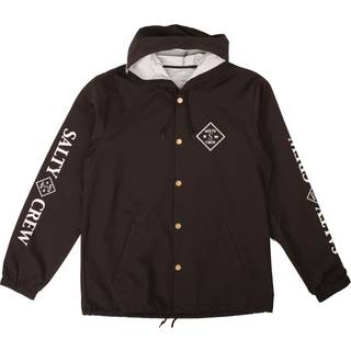 Salty Crew Tippet Snap Windbreaker - M - black