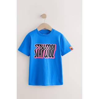 Next Blue Stay Cool Regular Fit Short Sleeve Graphic T-Shirt (3-16yrs)