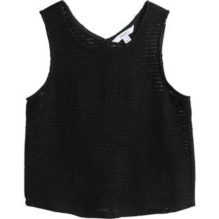 Next Black Crochet Shell Tank Top