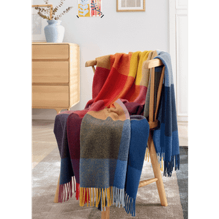 Luksus cashmere plaid fra BIEDERLACK - BRIGHT SQUARE