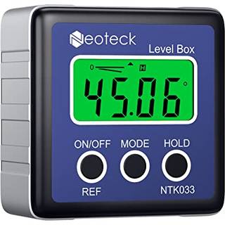Neoteck Digital Angle Finder LCD digital vinkelm?ler Vandt?t gradskive h?ldningsbokse til helikopter Bevel Angle of Miter Saw Automobile Test and