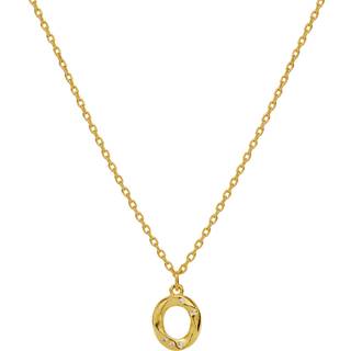 Maanesten Halskæde - O Alphabet - Gold Colour
