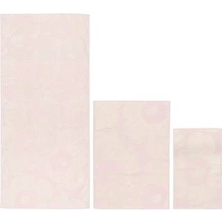 Marimekko Unikko håndklædesæt 3 dele White-light pink