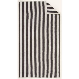 Luksus håndklæde fra CAWÖ – STUDIO STRIPE ANTRACIT