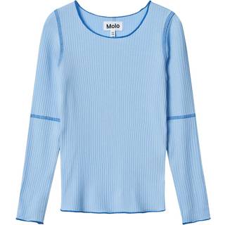 Molo Ryba Long-Sleeved T-Shirt Day Sky 110/116 cm  Blå  110/116 cm  kvinde