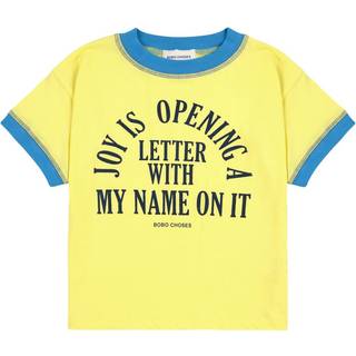 Bobo Choses Joy Is T-shirt Light Yellow 10-11 Y  Gul  10-11 år  mand