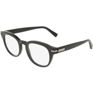 Ferragamo Mand SF3033 001 Optiske stel Acetat Sort Geometrisk Normal