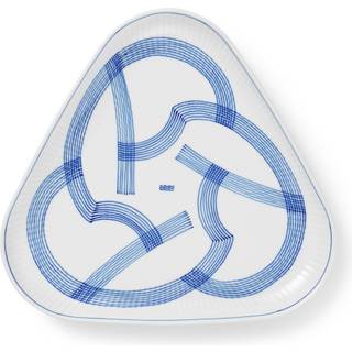Royal Copenhagen Motif trekantet fad 23 cm