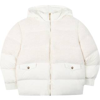 Tartine et Chocolat Dunjakke i uldboucle, cremefarvet 5 Y  Creme  5 år  kvinde