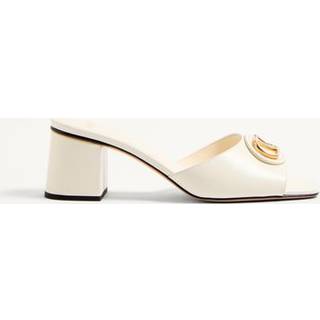 Valentino Garavani VLogo leather mules - white - EU 39.5