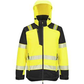 PW3 Hi-vis vinterjakke - Gul/Sort (Størrelse: 4XL)