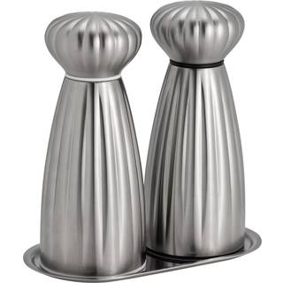 Robert Welch Palm satin saltkværn rustfrit stål 16,8 cm Hvid